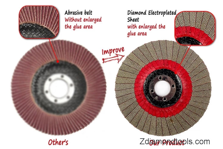 ZL-WMC65S Stone Diamond Flap Disc for Grinding