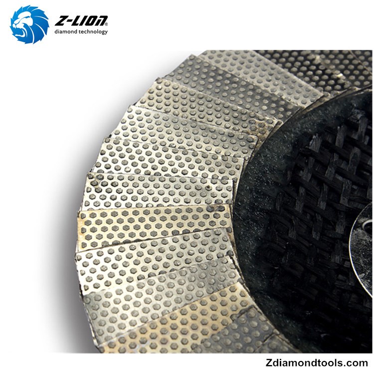 Electroplated Diamond Flap Disc Abrasive Tools ZL-WMC64