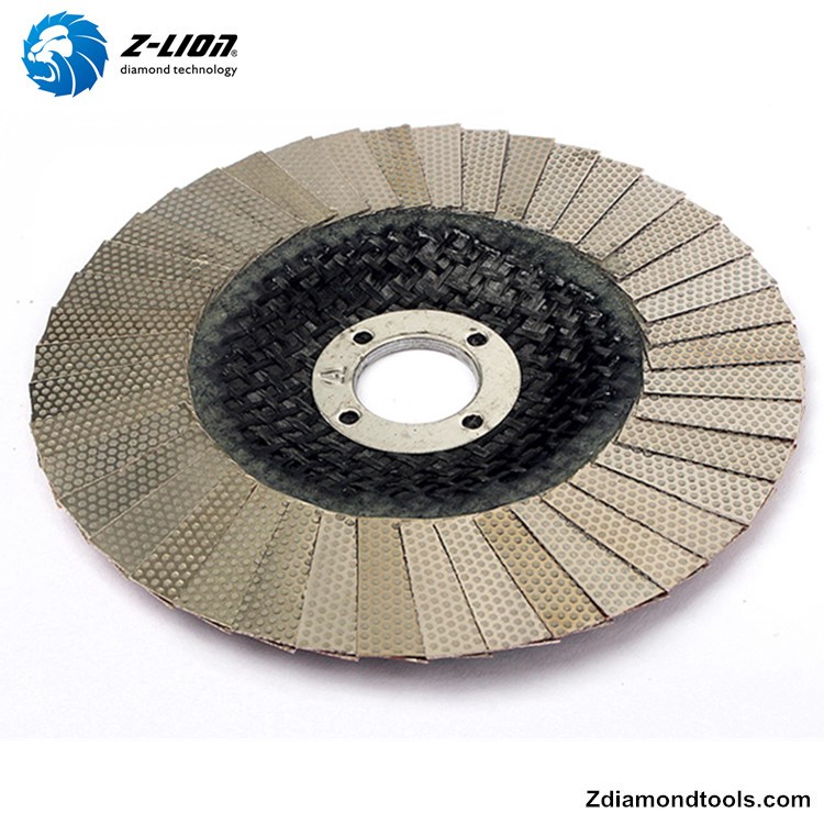 Electroplated Diamond Flap Disc Abrasive Tools ZL-WMC64