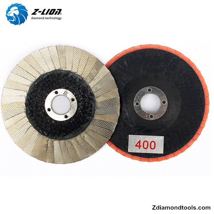 Electroplated Diamond Flap Disc Abrasive Tools ZL-WMC64